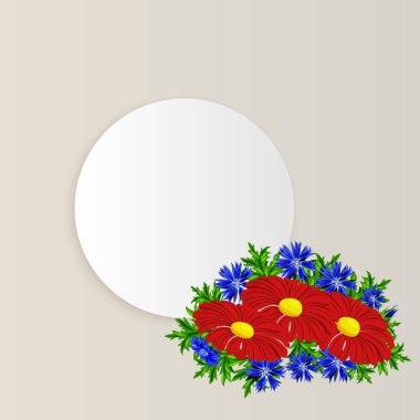 vektör çerçeve çiçek