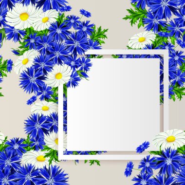 vektör çerçeve çiçek