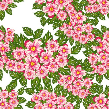 vektör sorunsuz çiçek deseni