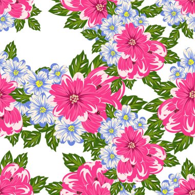 vektör sorunsuz çiçek deseni