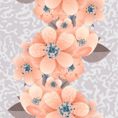 vektör sorunsuz çiçek deseni