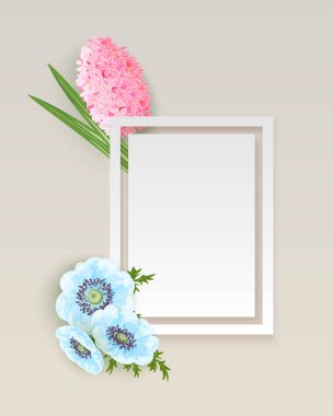 vektör çerçeve çiçek