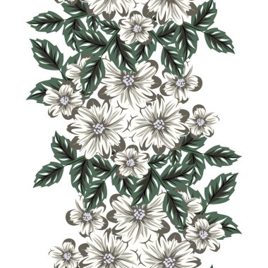 vektör sorunsuz çiçek deseni 