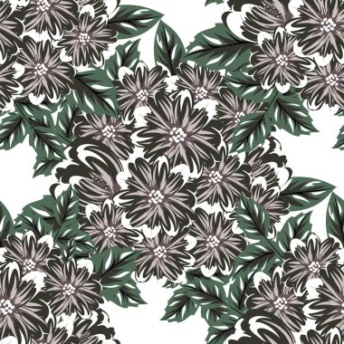 vektör sorunsuz çiçek deseni