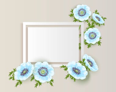 vektör çerçeve çiçek