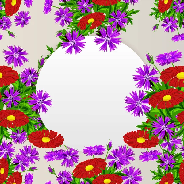 vektör çerçeve çiçek