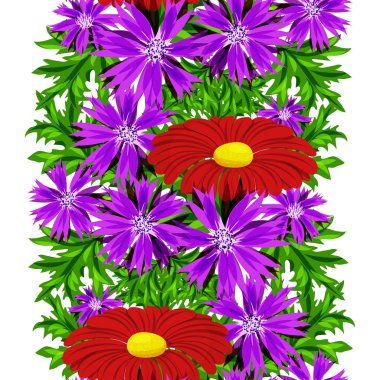 vektör sorunsuz çiçek deseni