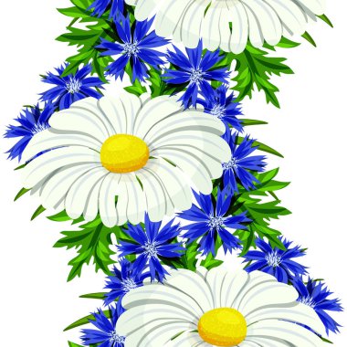 vektör sorunsuz çiçek deseni