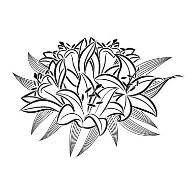 çiçekler tek renkli buket