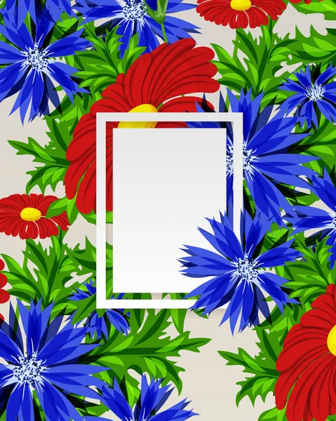 vektör çerçeve çiçek 