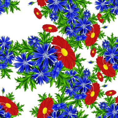 vektör sorunsuz çiçek deseni