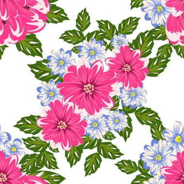 vektör sorunsuz çiçek deseni