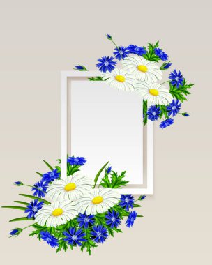 vektör çerçeve çiçek