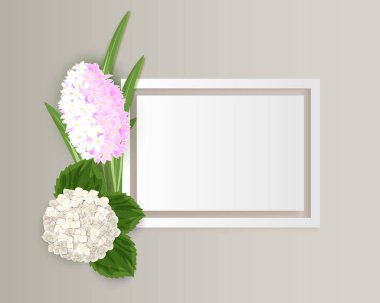 vektör çerçeve çiçek