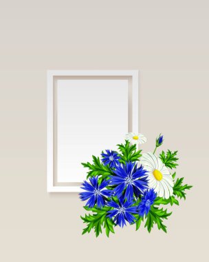 vektör çerçeve çiçek