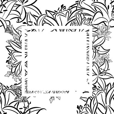 Çiçekli çerçeve 