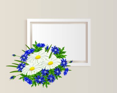 vektör çerçeve çiçek