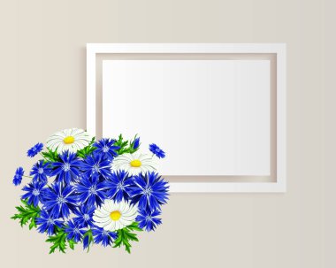 vektör çerçeve çiçek