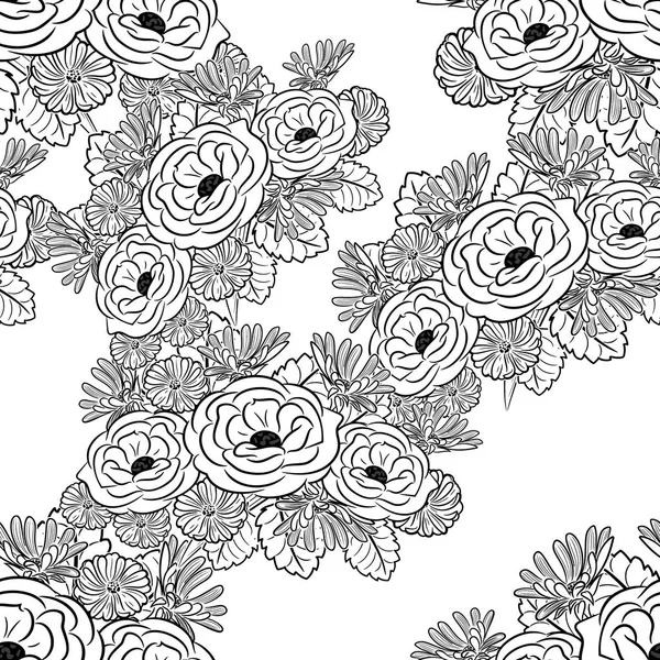 Kusursuz monokrom deseni