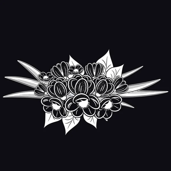 çiçekler tek renkli buket