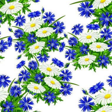 vektör sorunsuz çiçek deseni