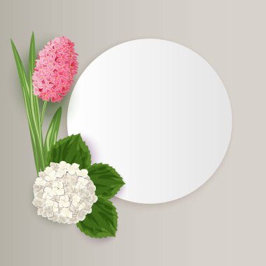 vektör çerçeve çiçek 