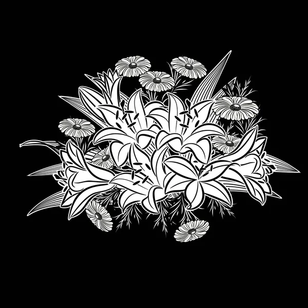 çiçekler tek renkli buket