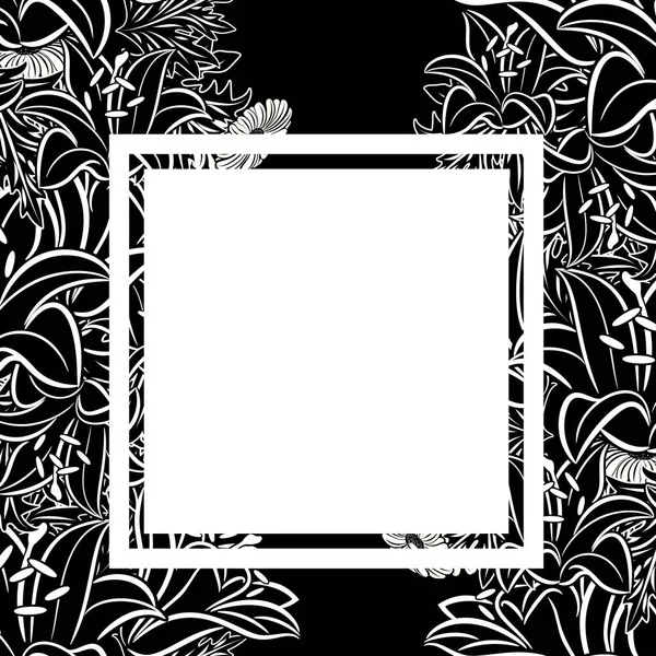 vektör çerçeve çiçek