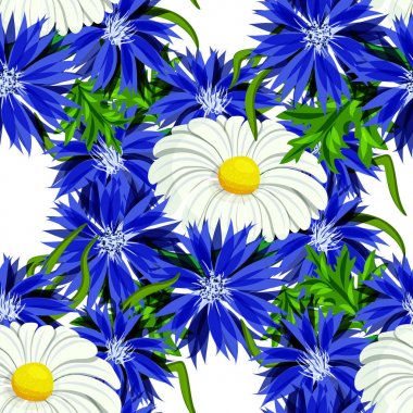 vektör sorunsuz çiçek deseni