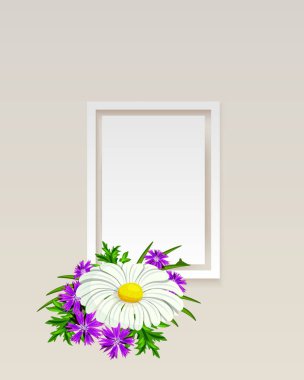 vektör çerçeve çiçek