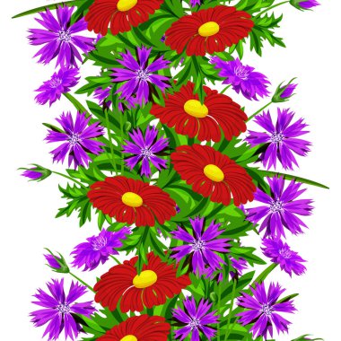 vektör sorunsuz çiçek deseni