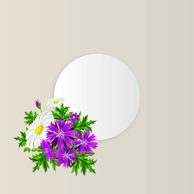 vektör çerçeve çiçek