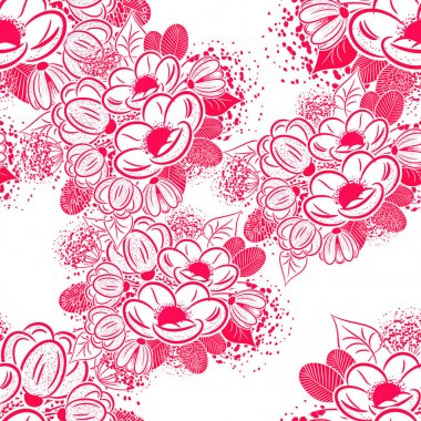 Kusursuz monokrom deseni