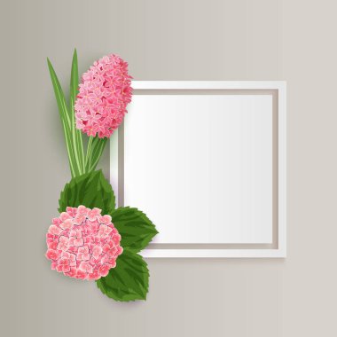 vektör çerçeve çiçek