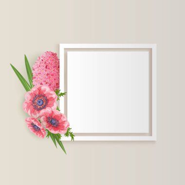 vektör çerçeve çiçek