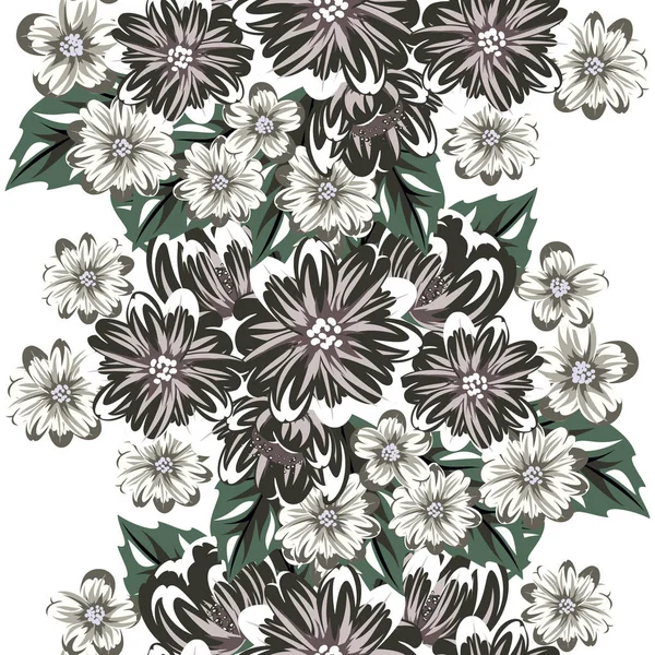 vektör sorunsuz çiçek deseni