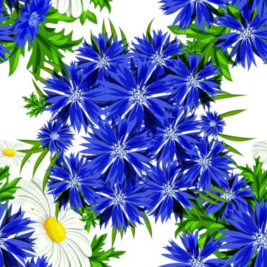 vektör sorunsuz çiçek deseni