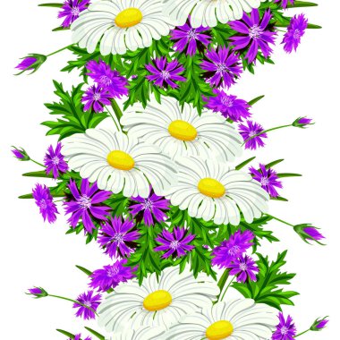 vektör sorunsuz çiçek deseni