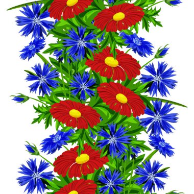 vektör sorunsuz çiçek deseni