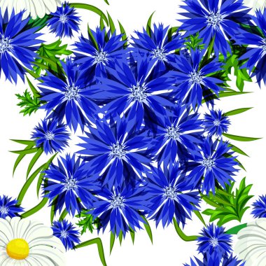 vektör sorunsuz çiçek deseni 