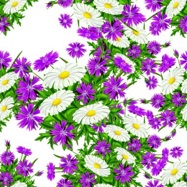 vektör sorunsuz çiçek deseni