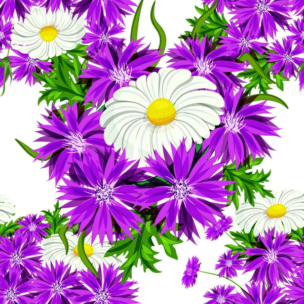 vektör sorunsuz çiçek deseni 