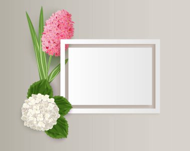 vektör çerçeve çiçek