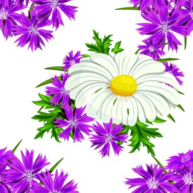 vektör sorunsuz çiçek deseni