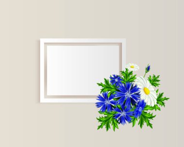 vektör çerçeve çiçek