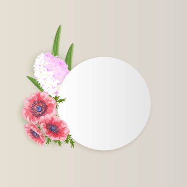 vektör çerçeve çiçek 