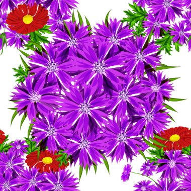 vektör sorunsuz çiçek deseni