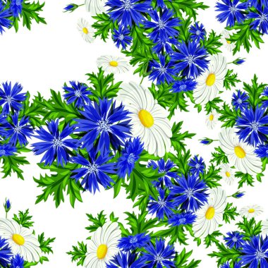 vektör sorunsuz çiçek deseni 