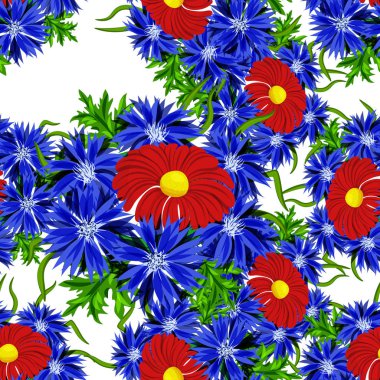 vektör sorunsuz çiçek deseni