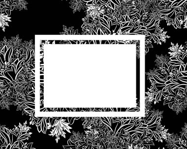 vektör çerçeve çiçek